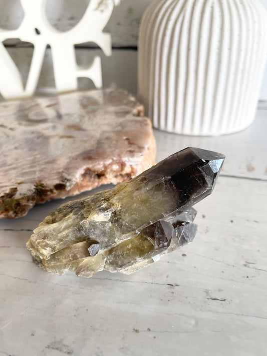 Smoky Quartz Cluster