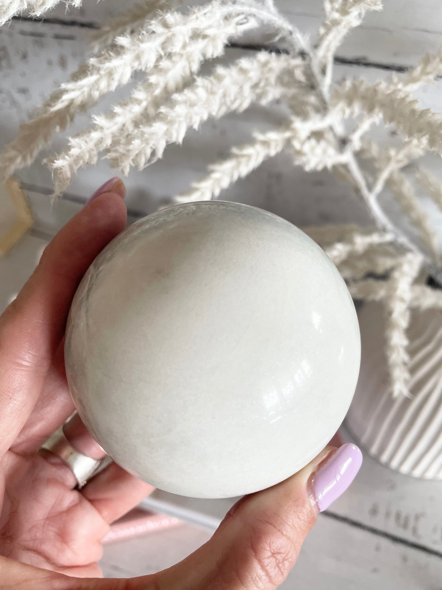 Caribbean Calcite Sphere Includes Holder