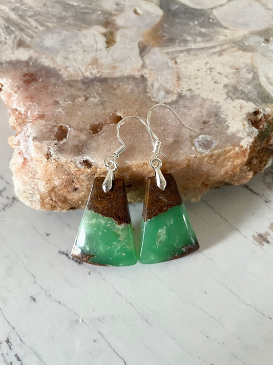 Sweetgrass Studio ~ Chrysoprase Dangles