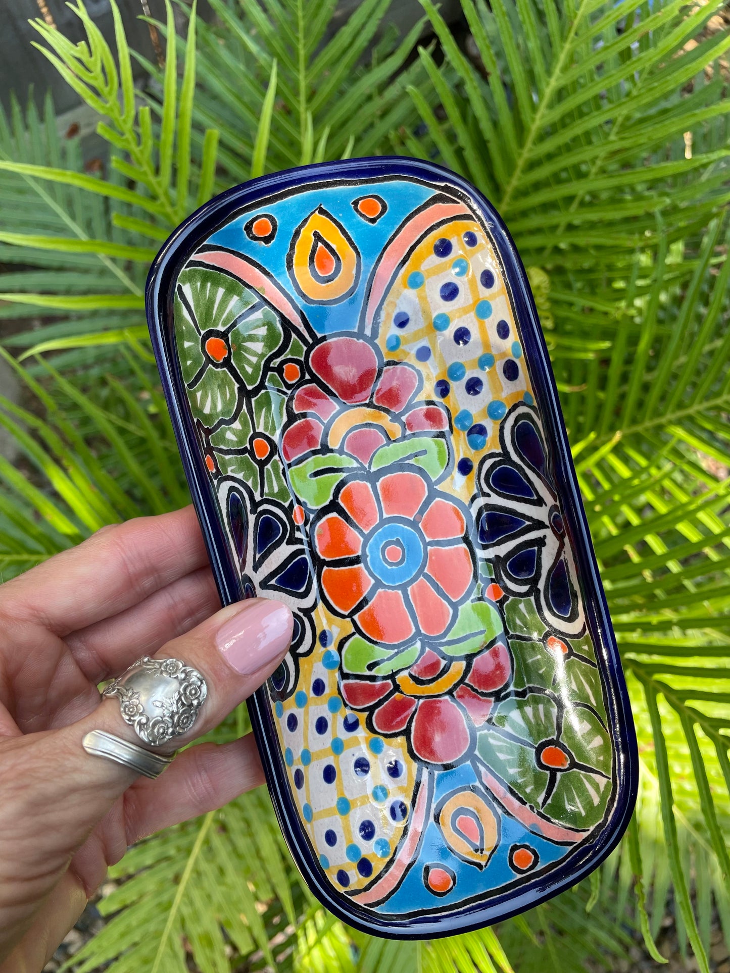 Mexican Talavera Long Dish
