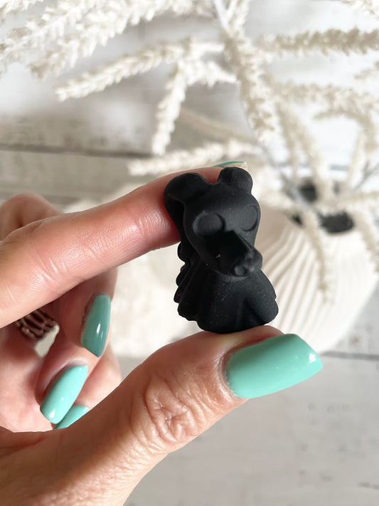 Black Obsidian Halloween Figure