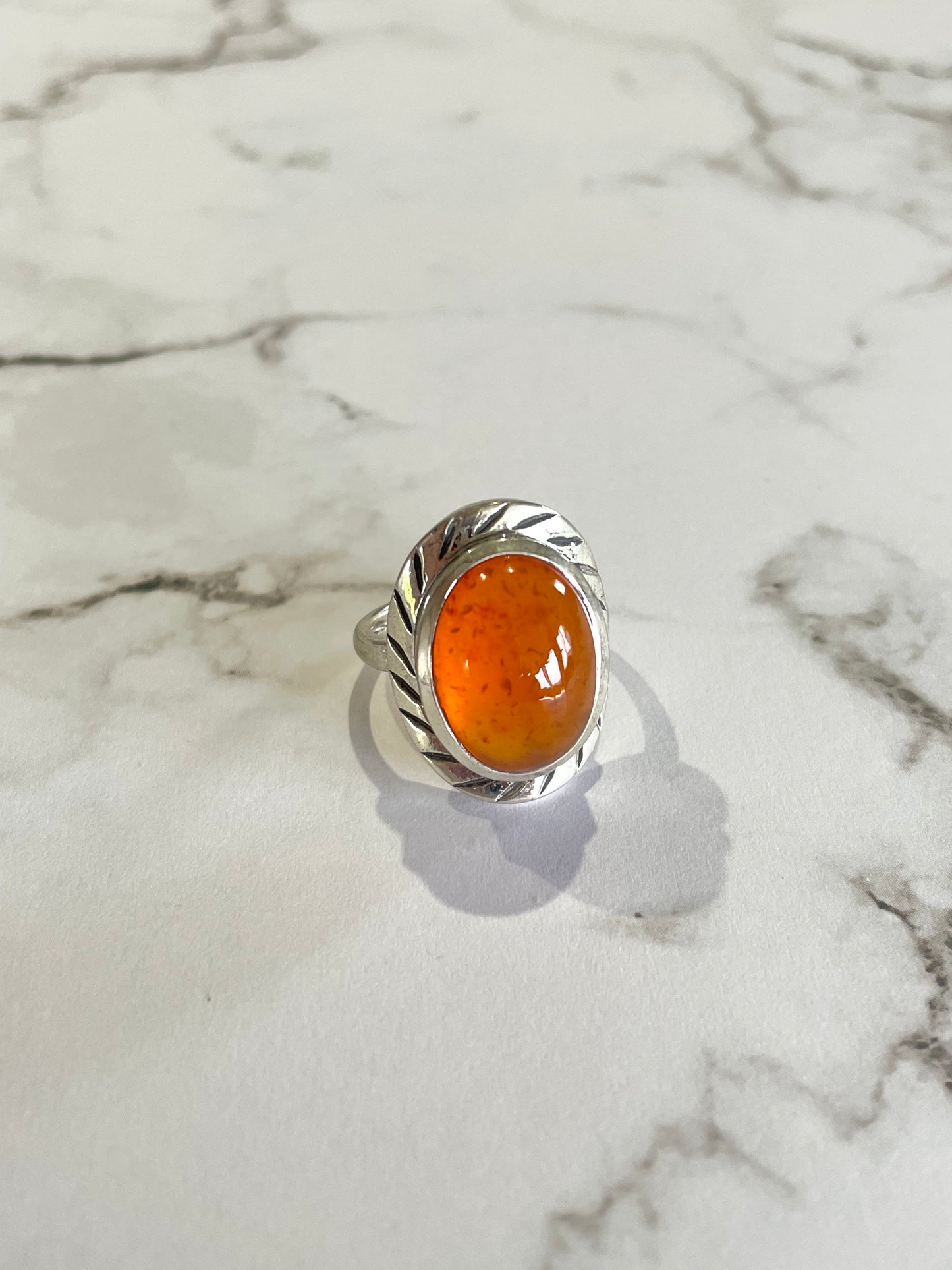 Carnelian Ring ~ size 7