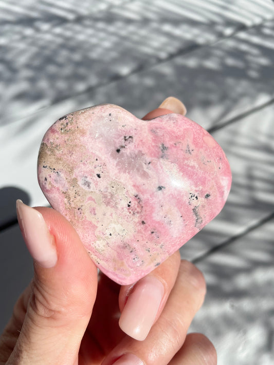 Rhodonite Heart - Peru