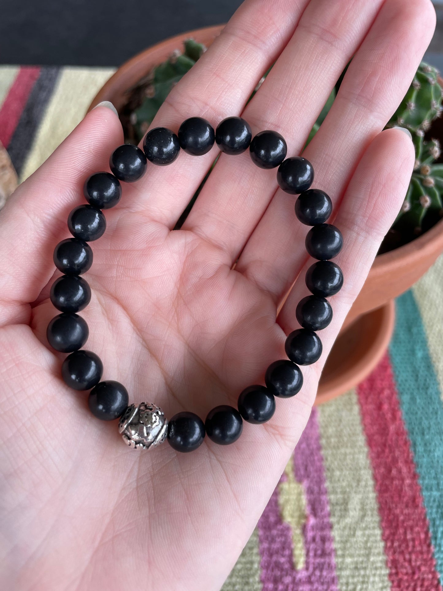 Shungite HEALTH & WELL-BEING Healing Bracelet ©️