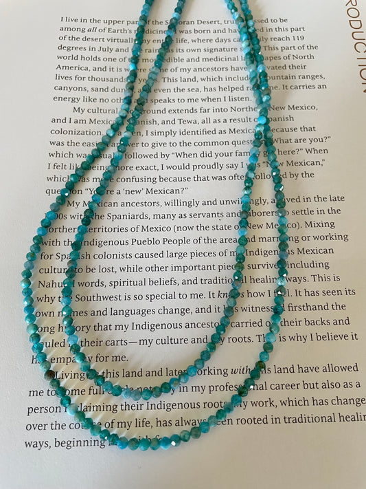 Apatite ~ Faceted necklace