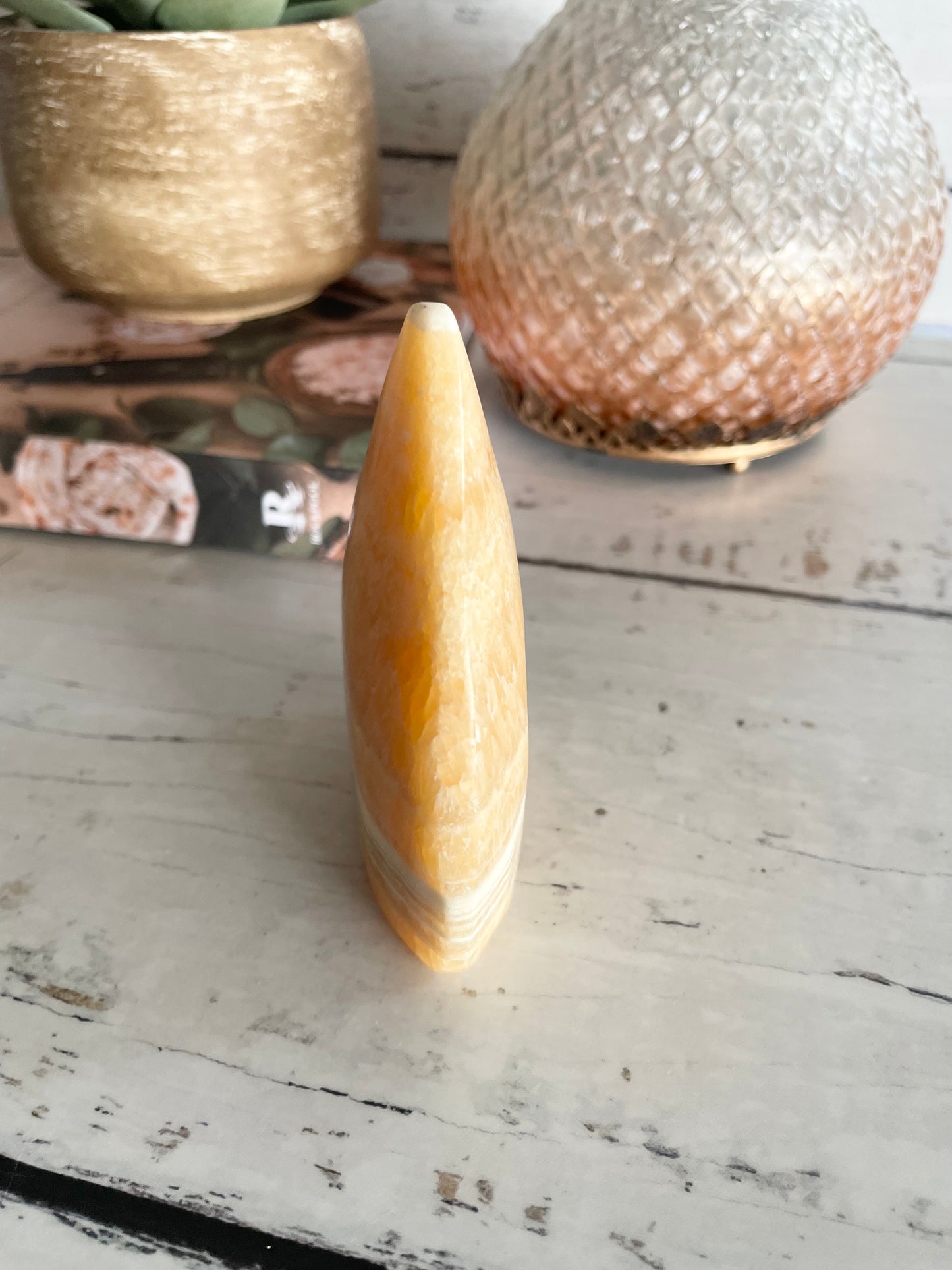 Orange Calcite Dome