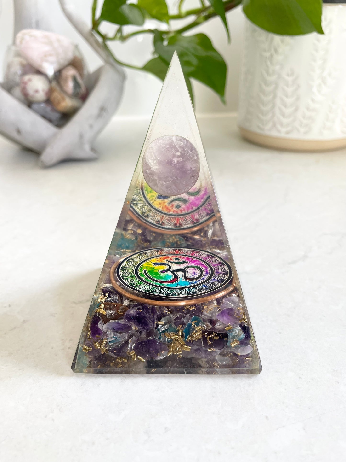 Orgone Pyramid ~ Amethyst