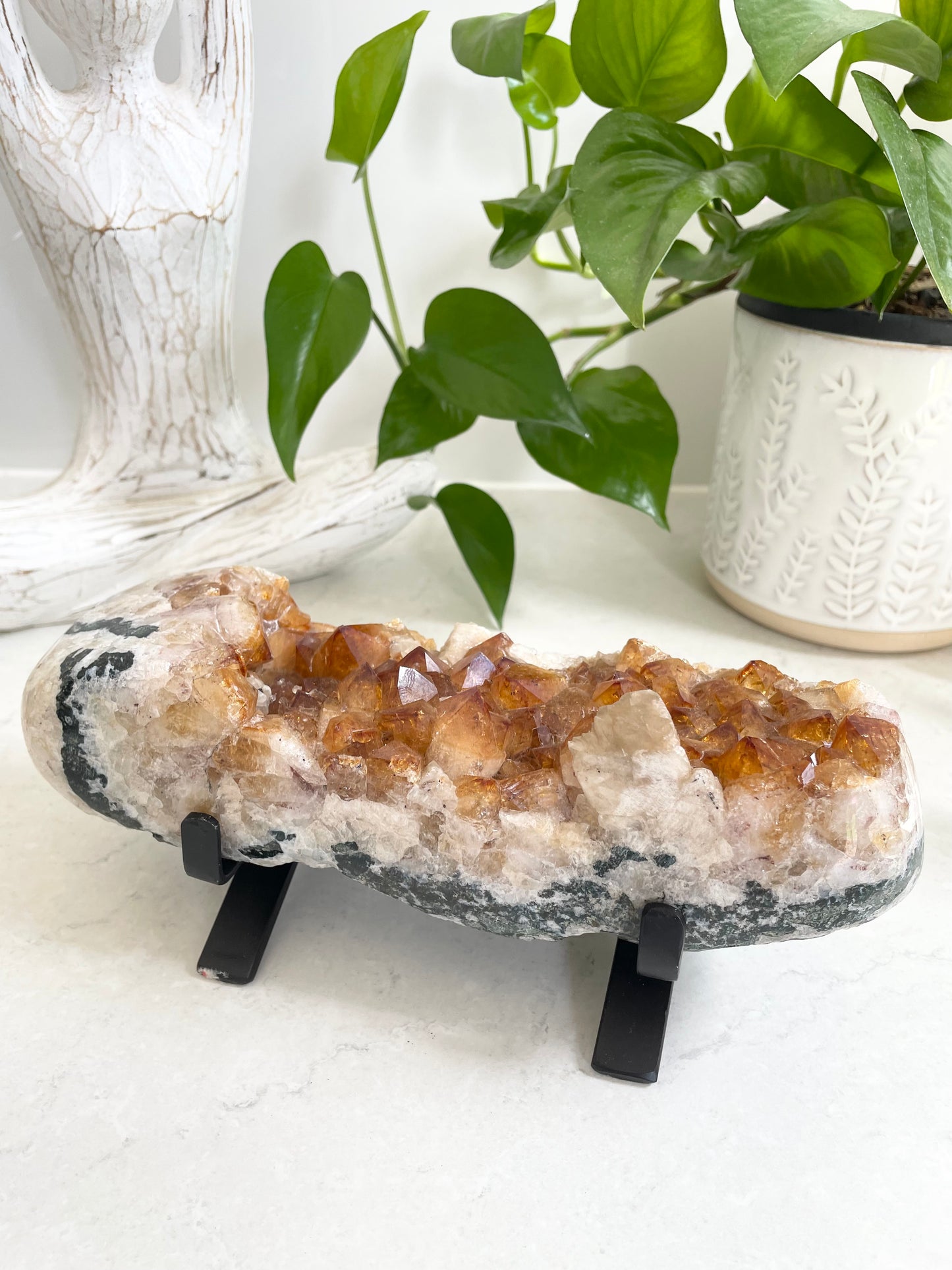 Citrine Cluster Table Topper ~ 1.9kgs