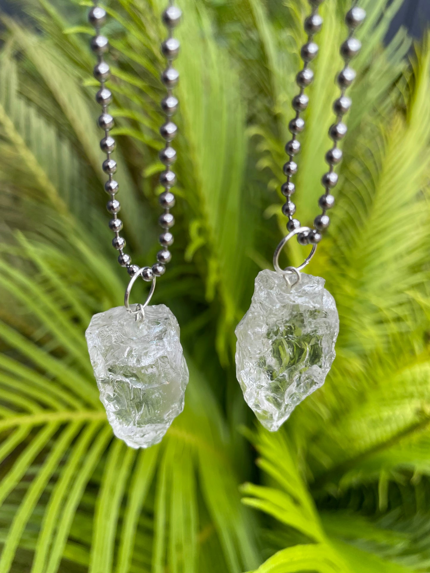 Clear Quartz Pendulum Necklace