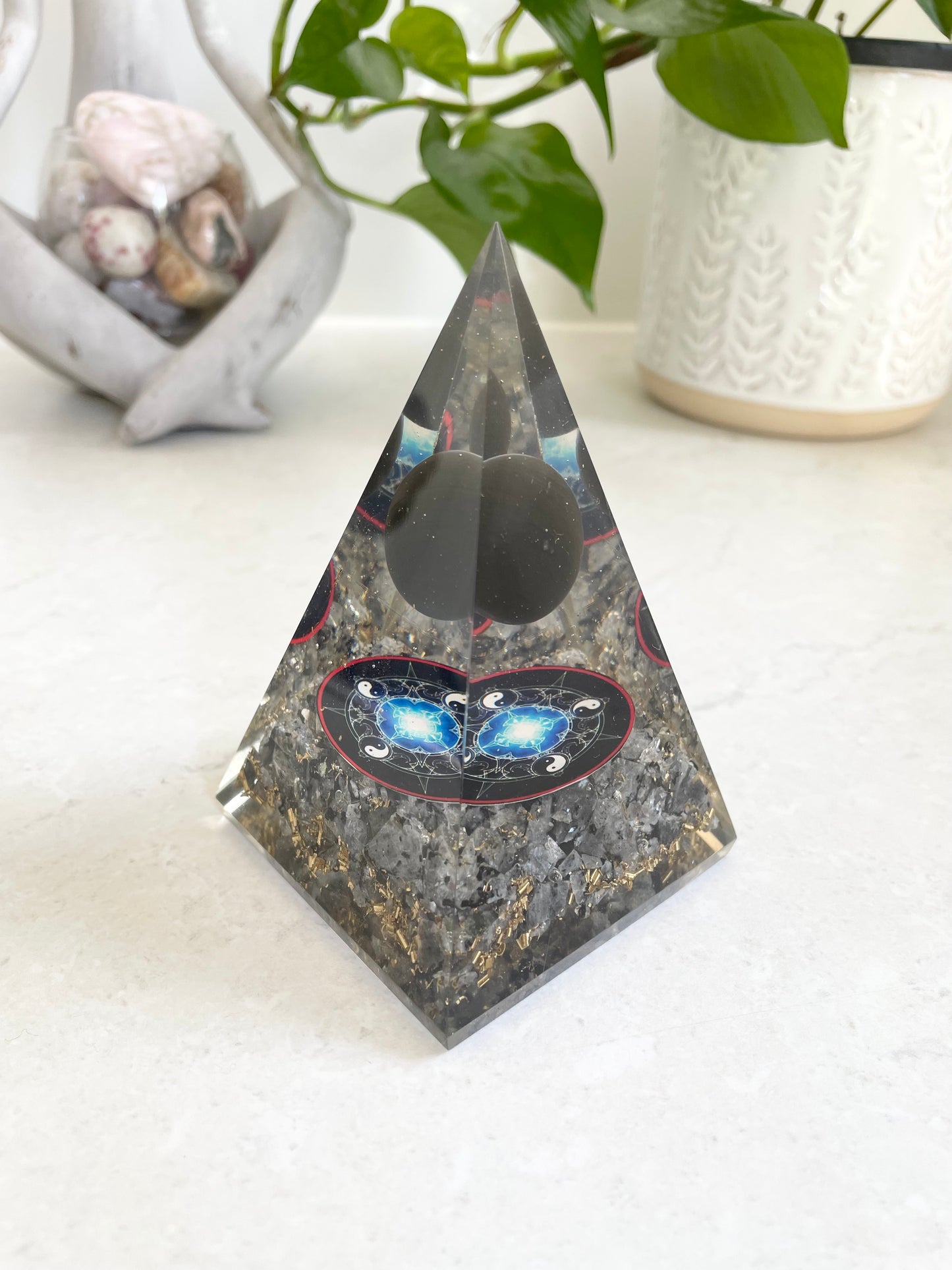 Orgone Pyramid ~ Larvakite