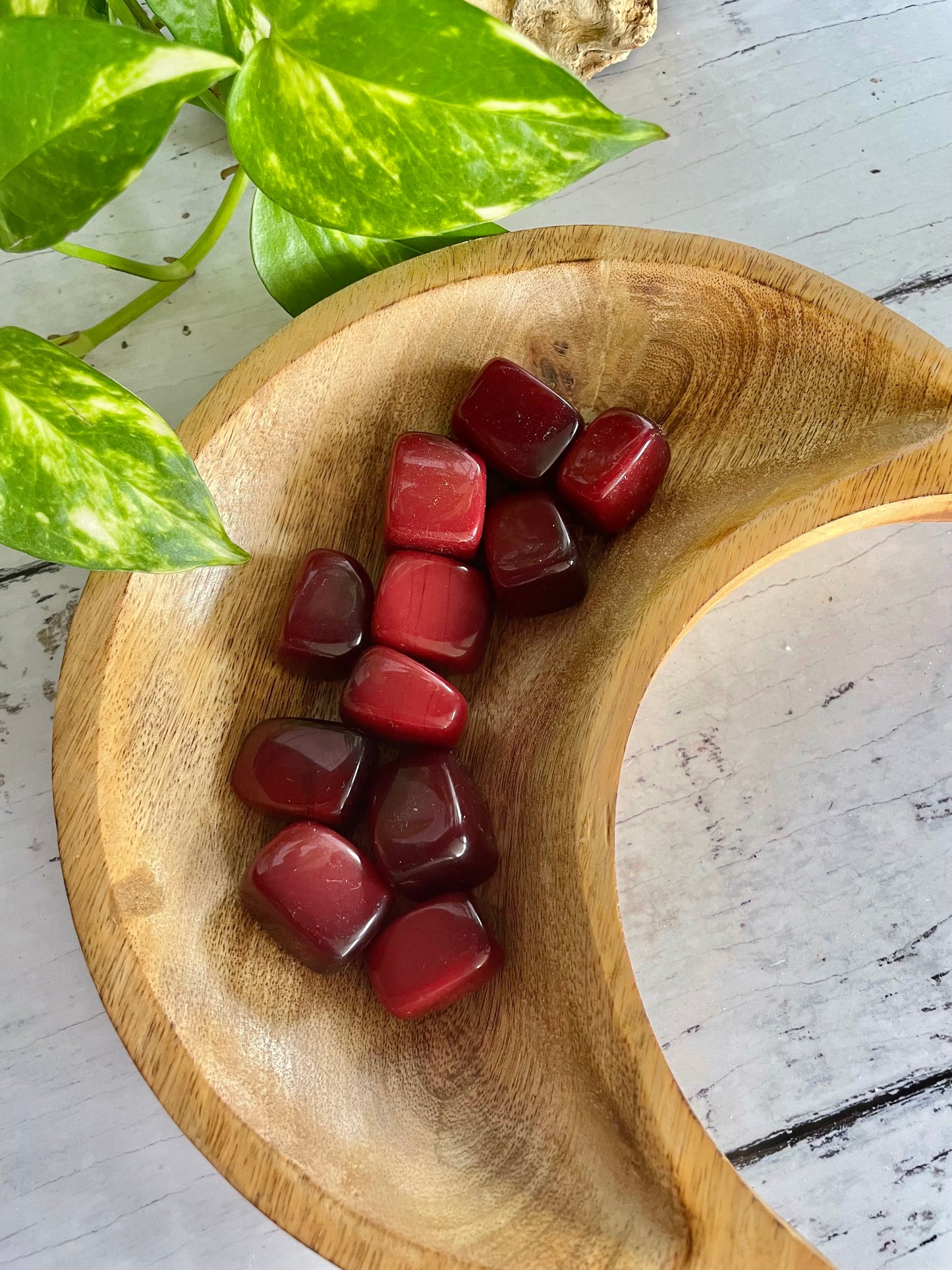 Red Obsidian Tumble Stones