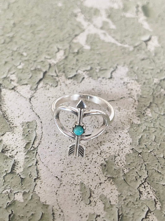 Arrow Turquoise ring - Size 7