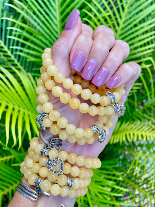 Golden Calcite Healing Bracelet ~ Happiness