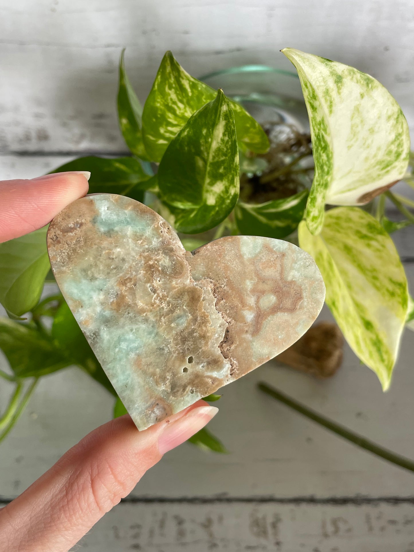 Hemimorphite Heart