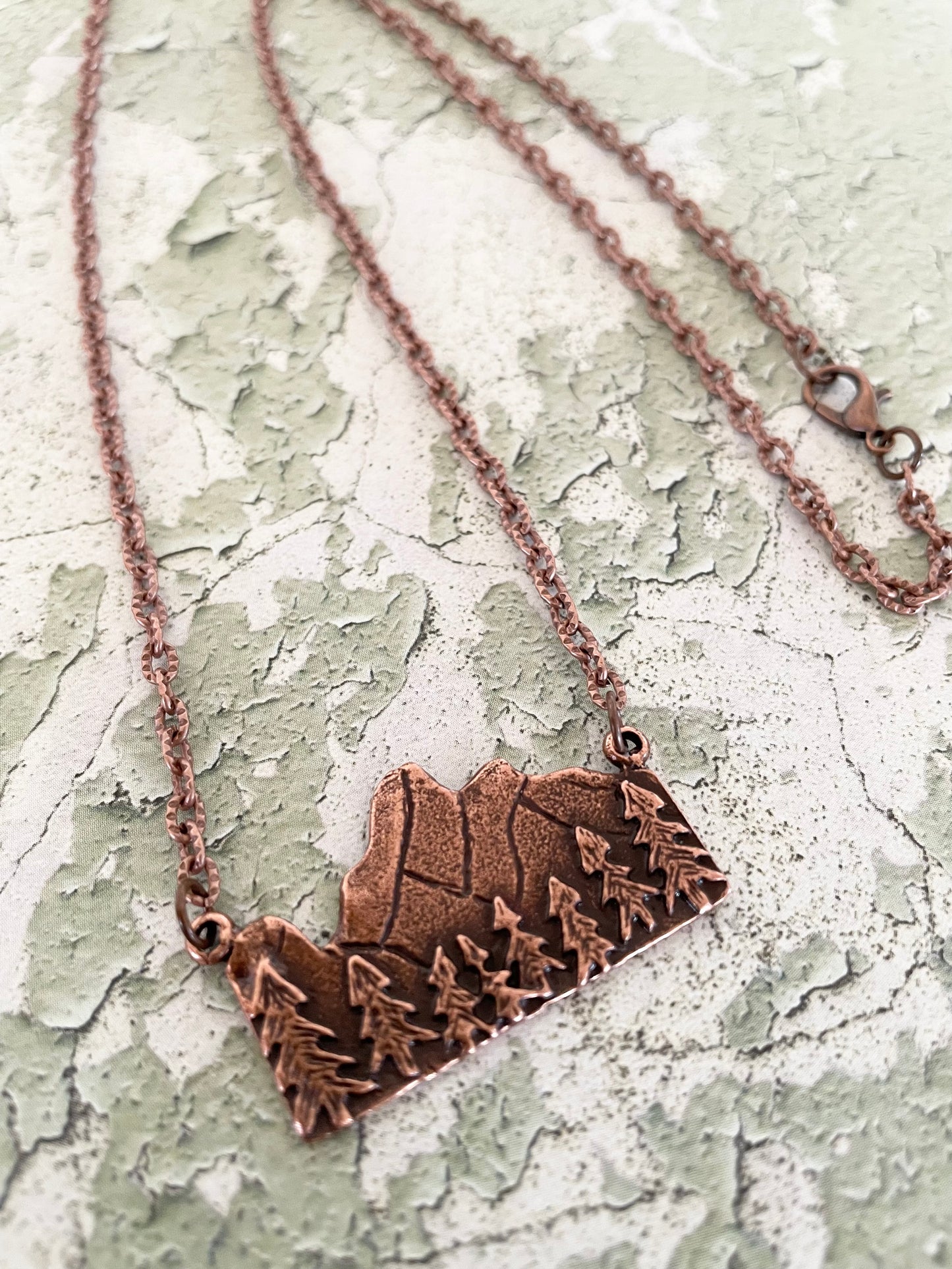 Copper Necklace ~ Mountain Pines