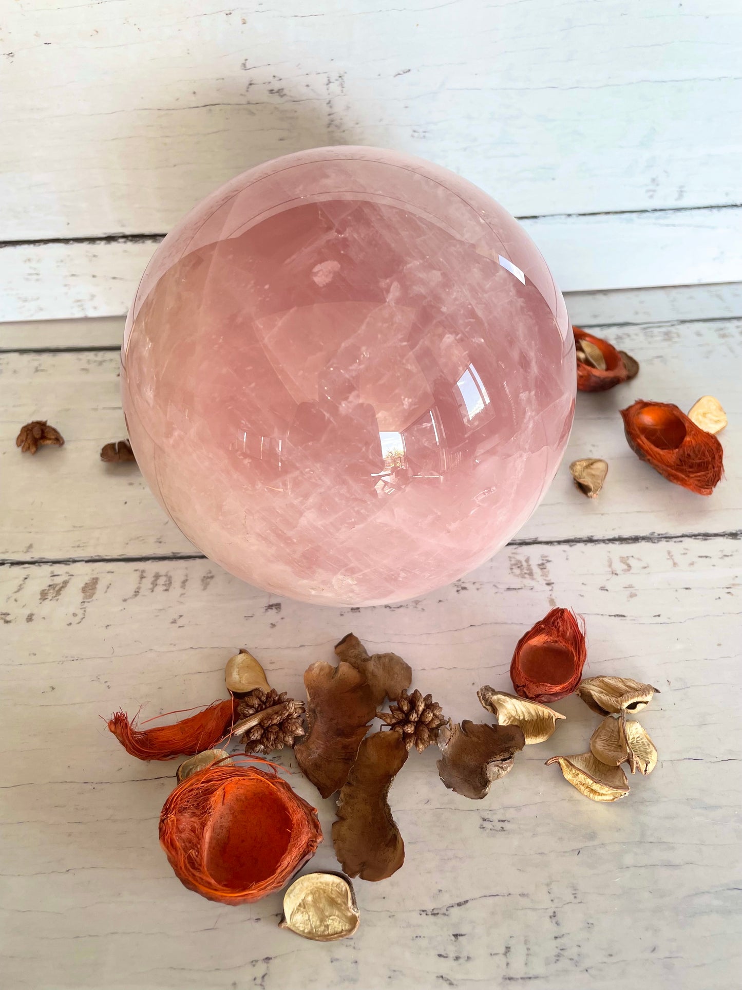 Rose Quartz Sphere ~ 5kgs