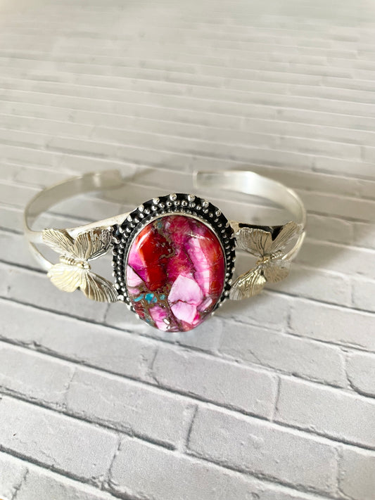 Spiny Oyster silver cuff