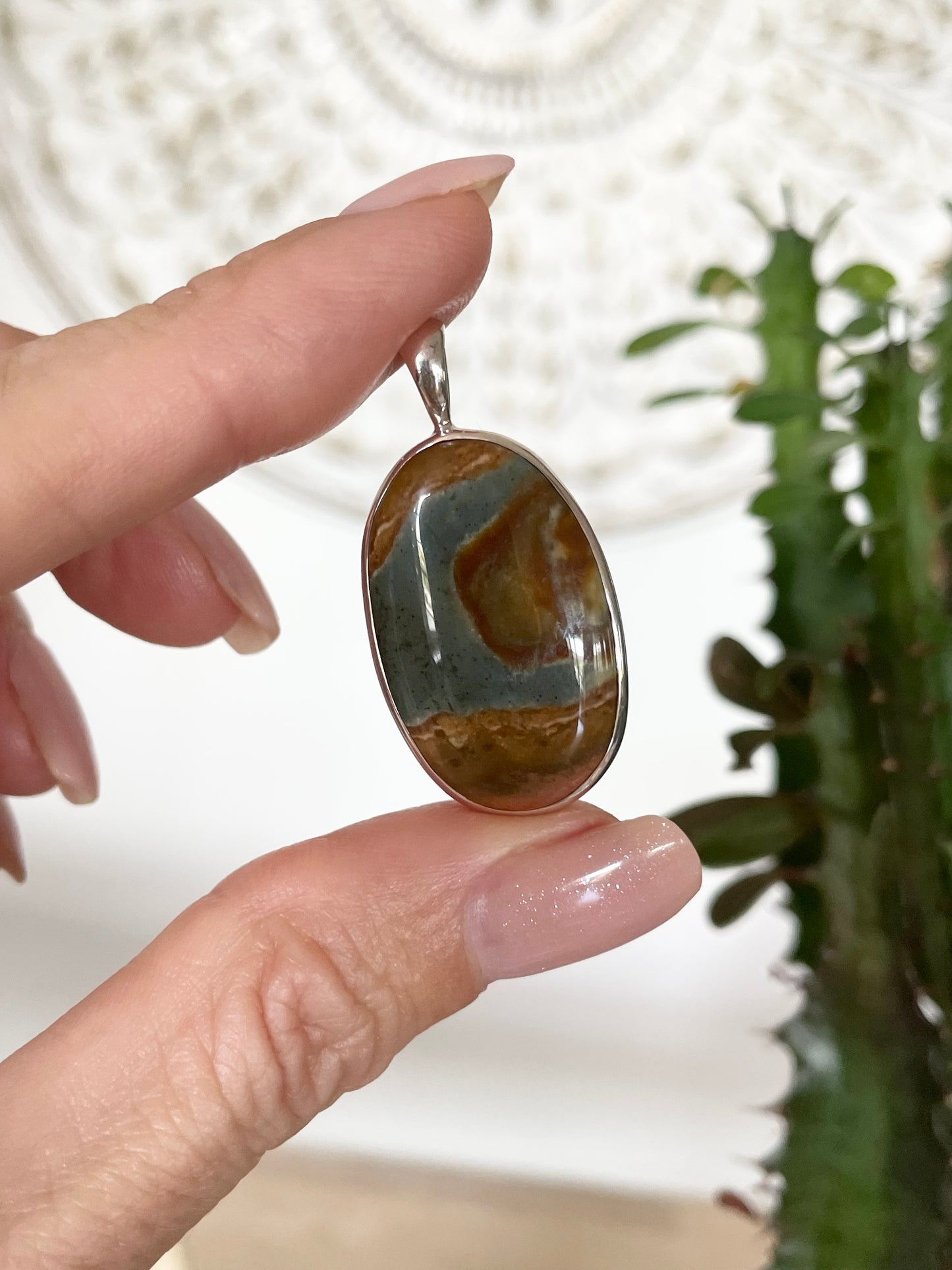 Polychrome Jasper Pendant