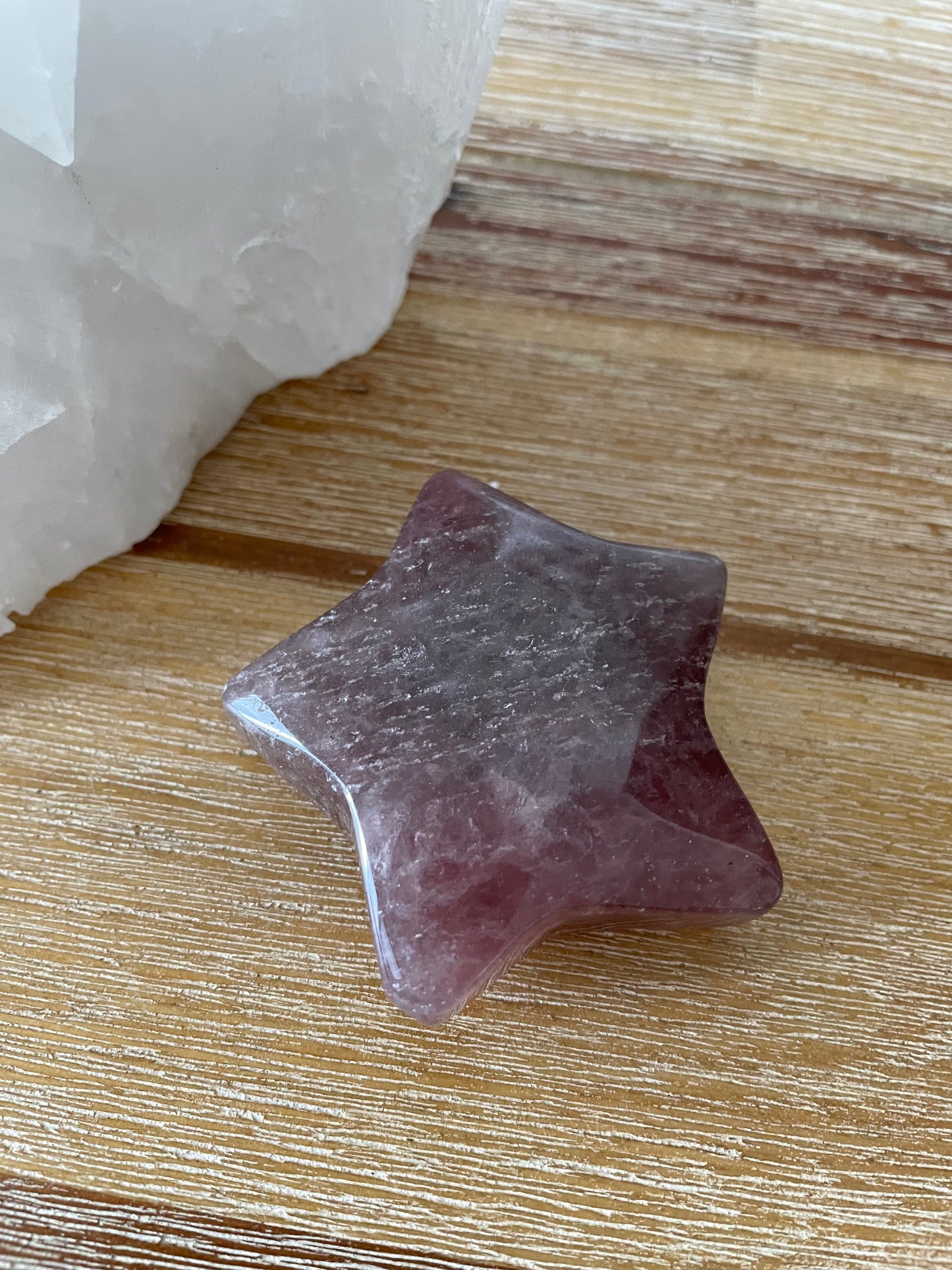 Strawberry Quartz Star