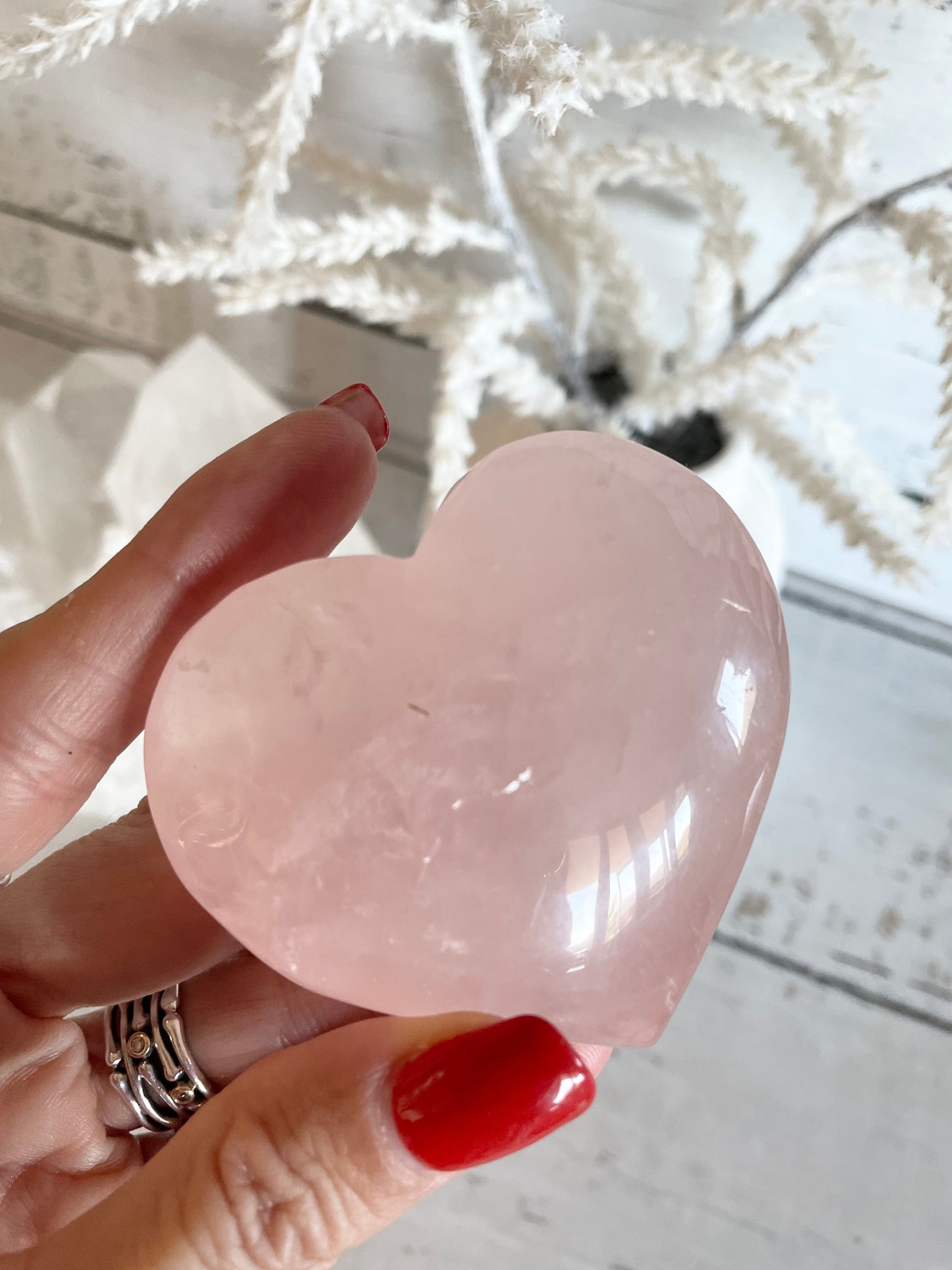 Rose Quartz Heart