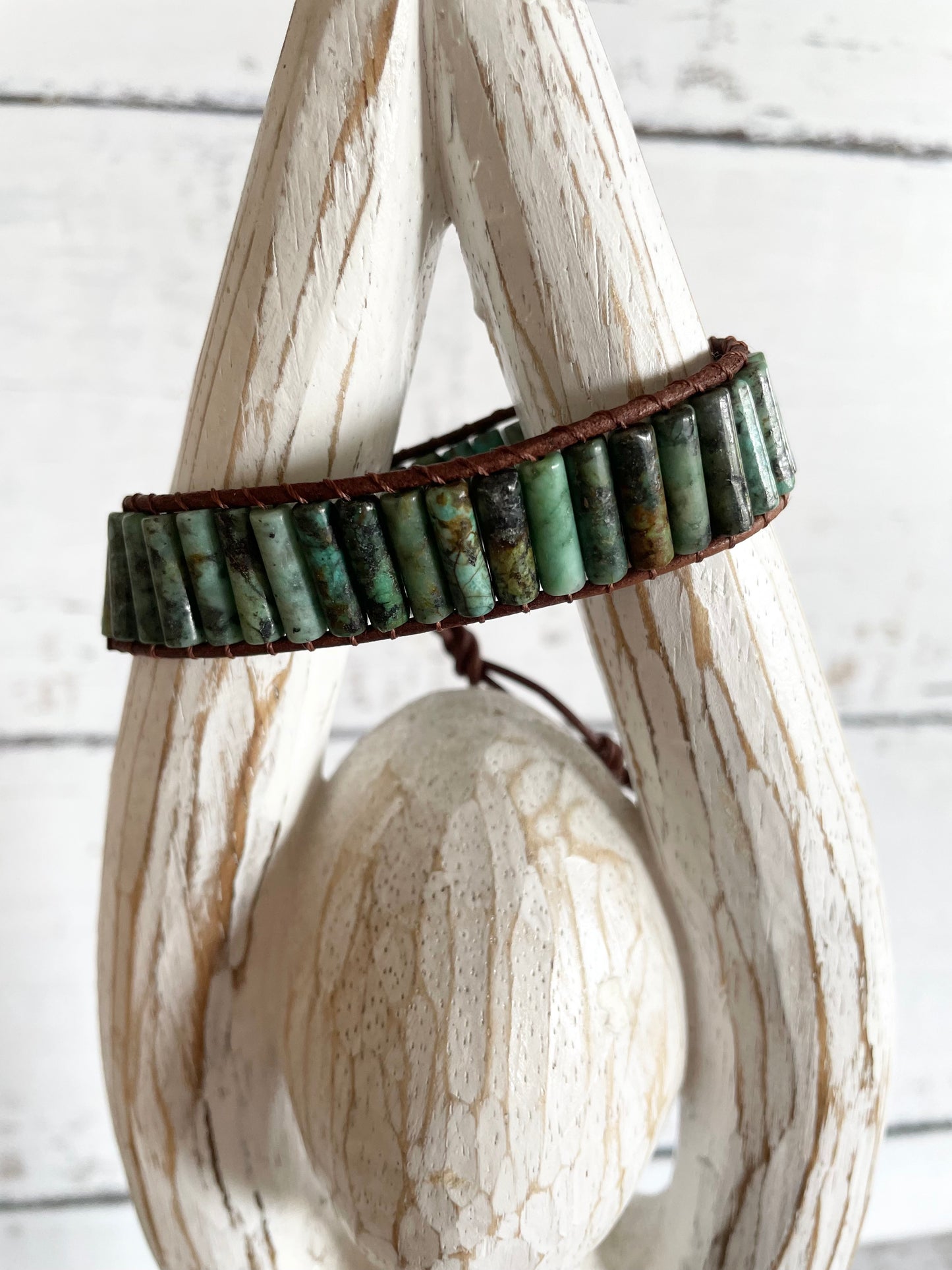 Adjustable Bracelet ~ African Turquoise