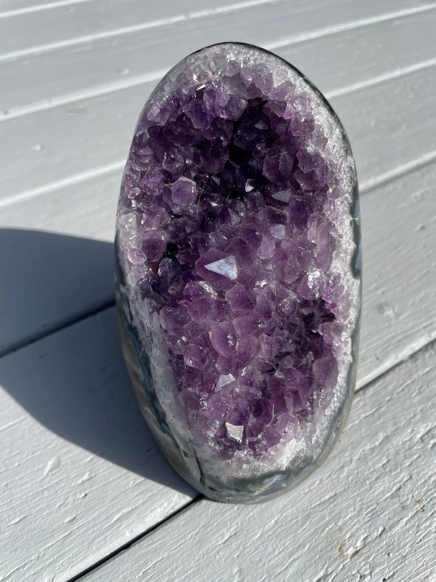 Amethyst Standing Cluster