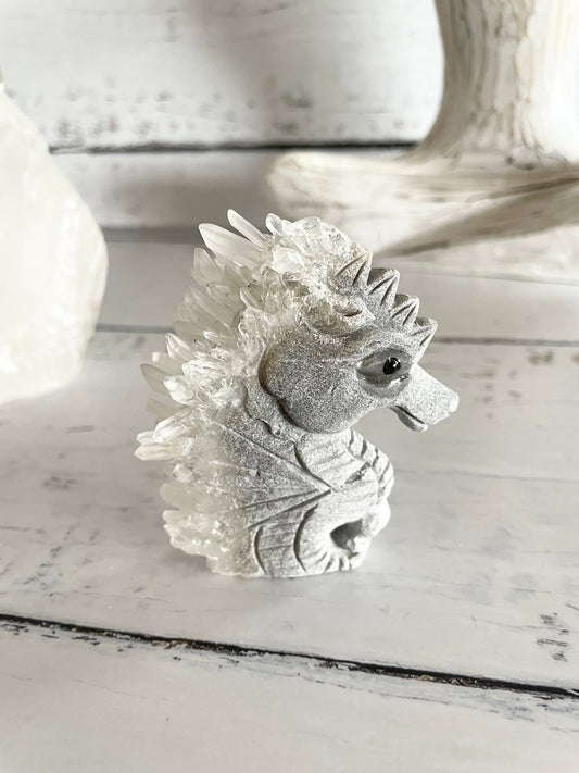 Quartz Sea Horse ~ 11