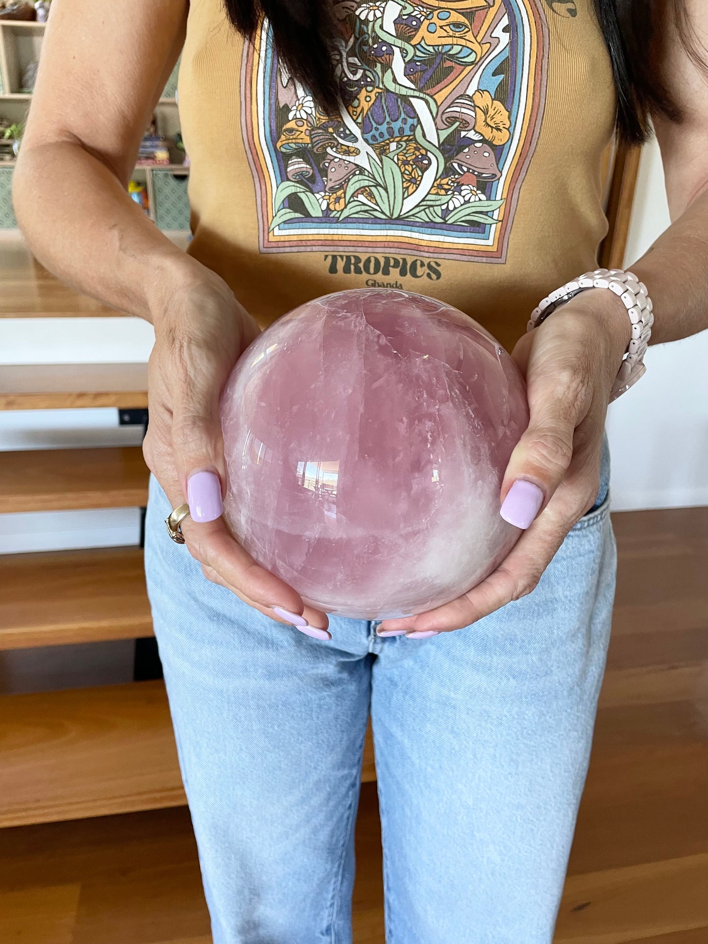 Rose Quartz Sphere ~ 4.5kgs