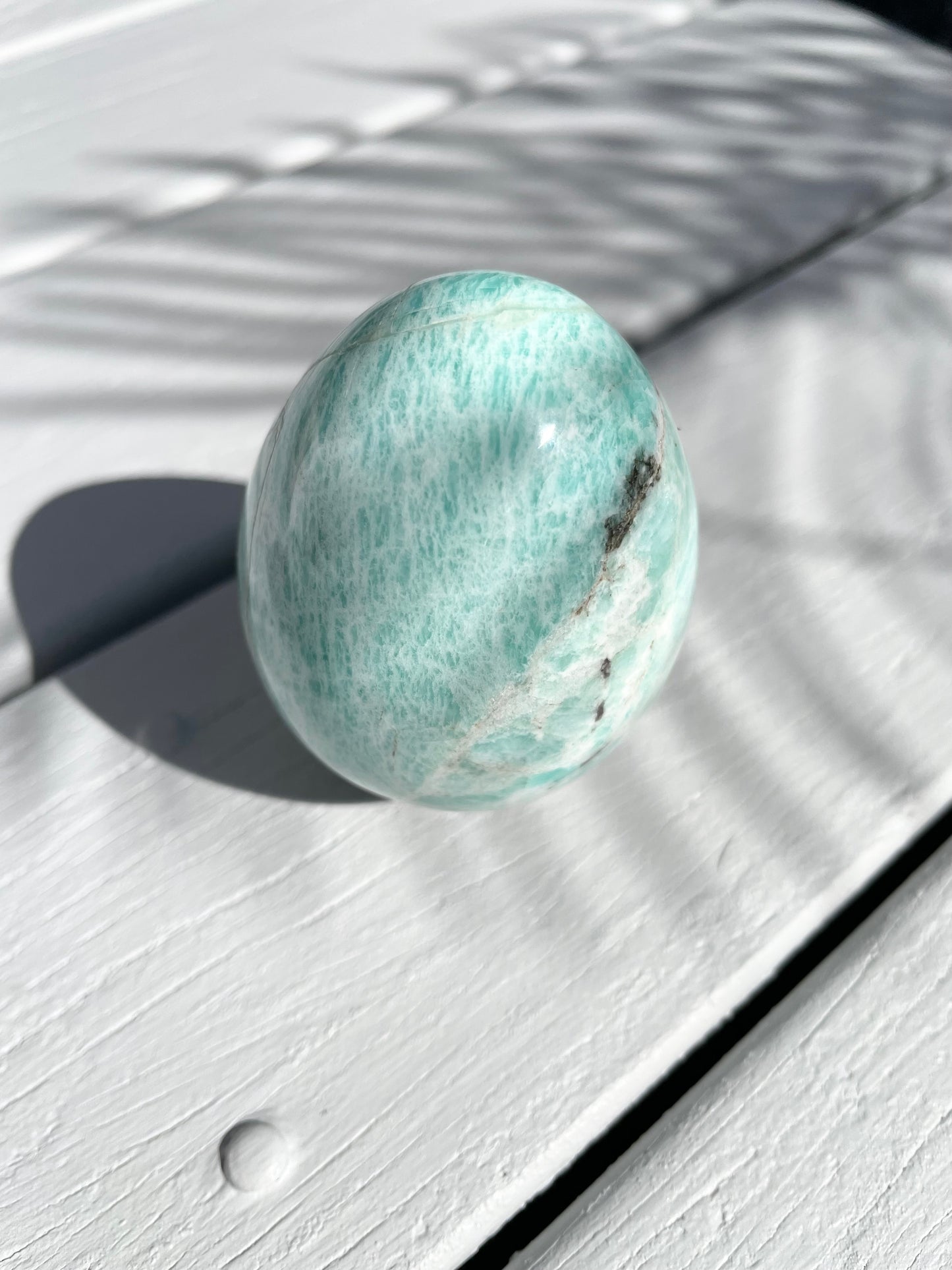 Amazonite Egg with holder
