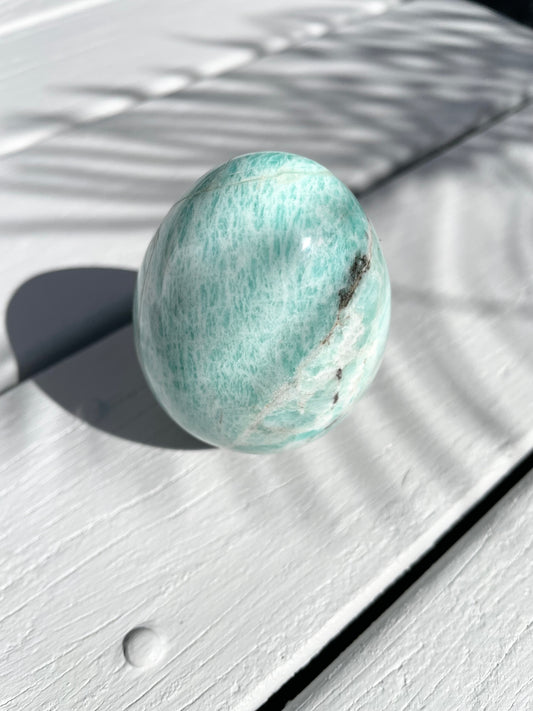 Amazonite Egg with holder