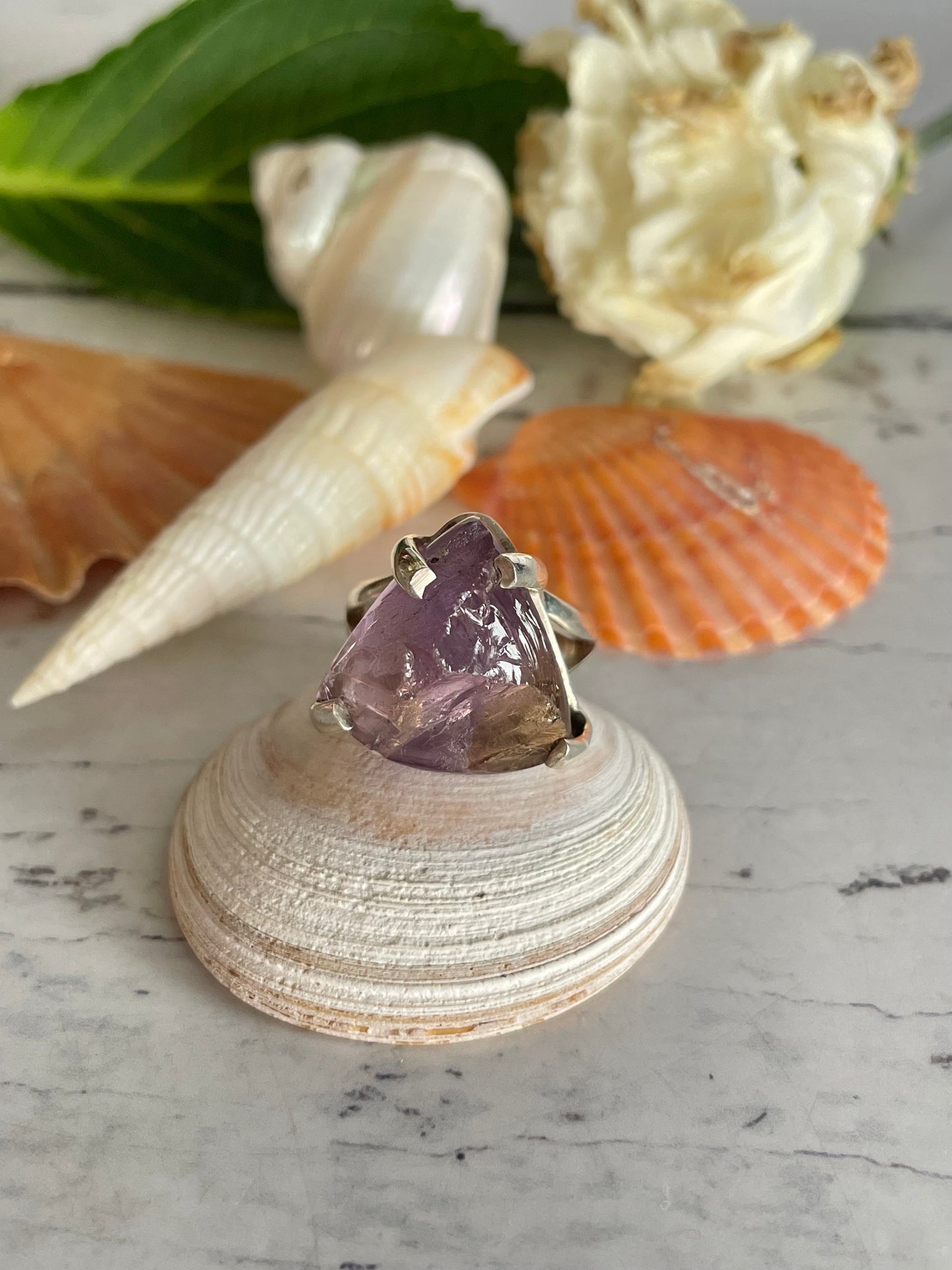 Ametrine Raw Ring ~ size 6