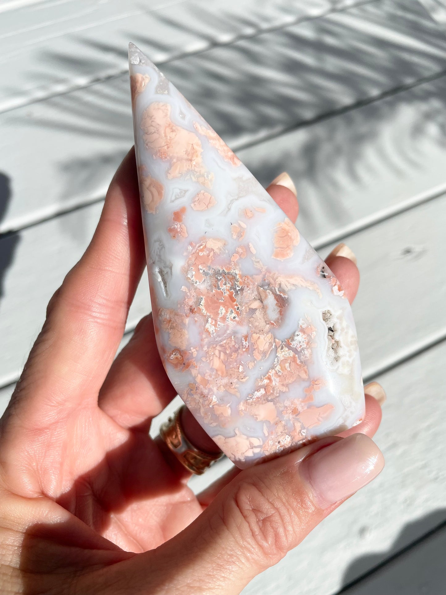 Petal Agate Dome