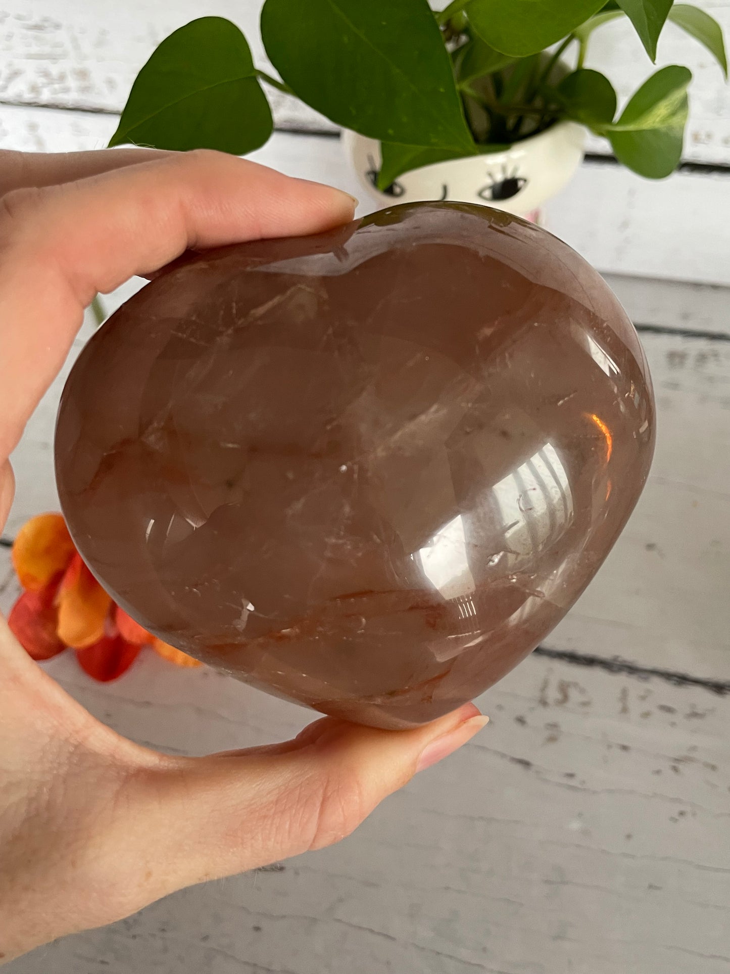 Fire Quartz Heart