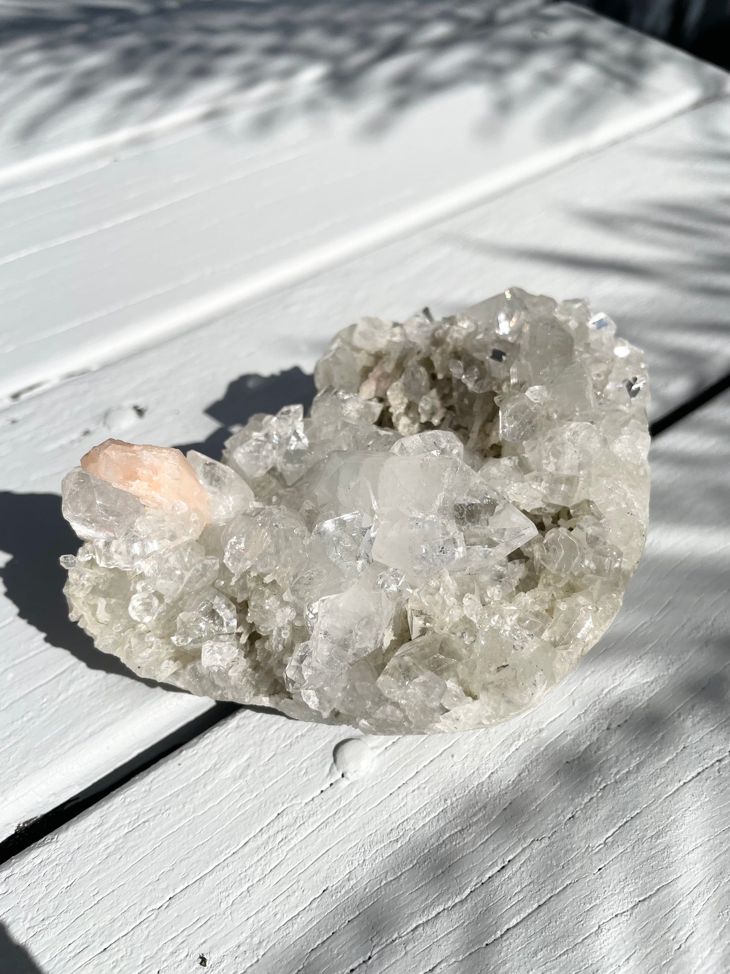 Apopyhllite Stilbite Cluster