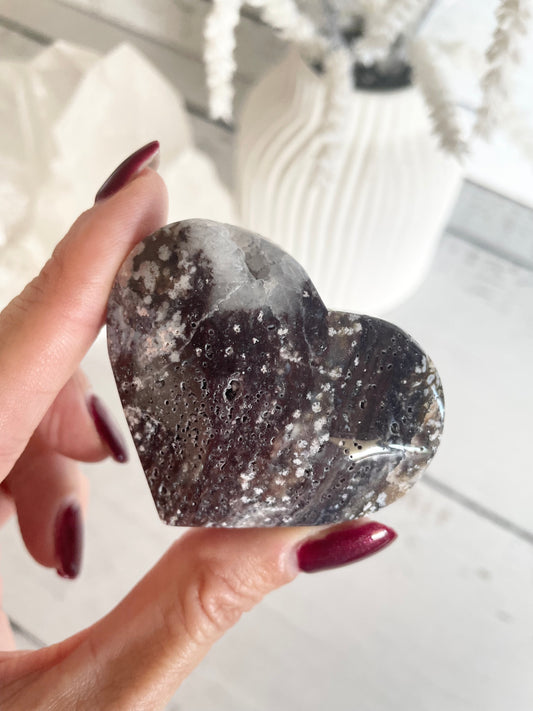Ocean Jasper Heart