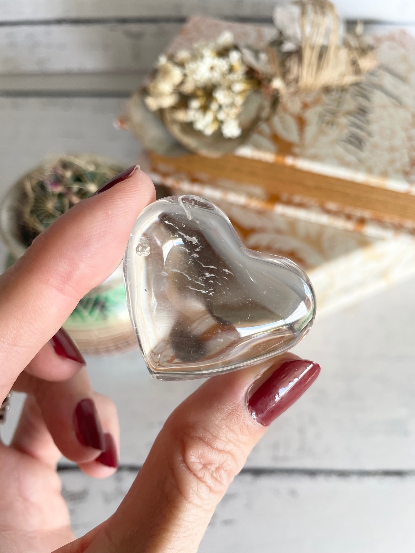 Clear Quartz Heart