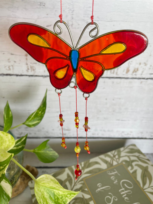 Suncatcher ~ Butterfly red