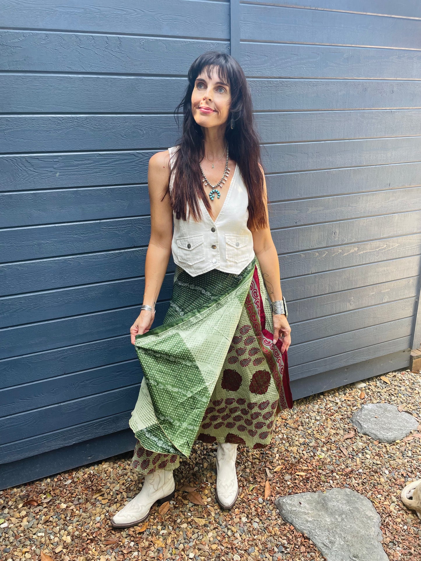 Upcycled Sari Skirt 10