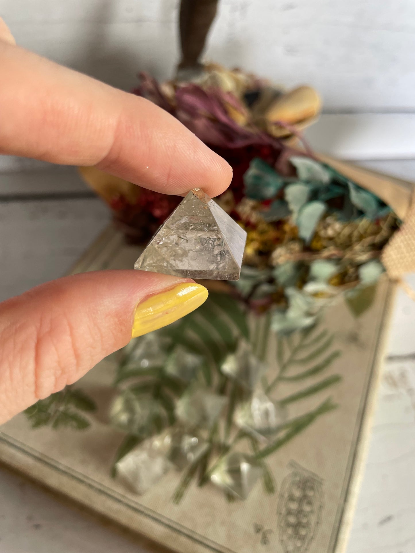 Intuitively Chosen ~ Clear Quartz Pyramid