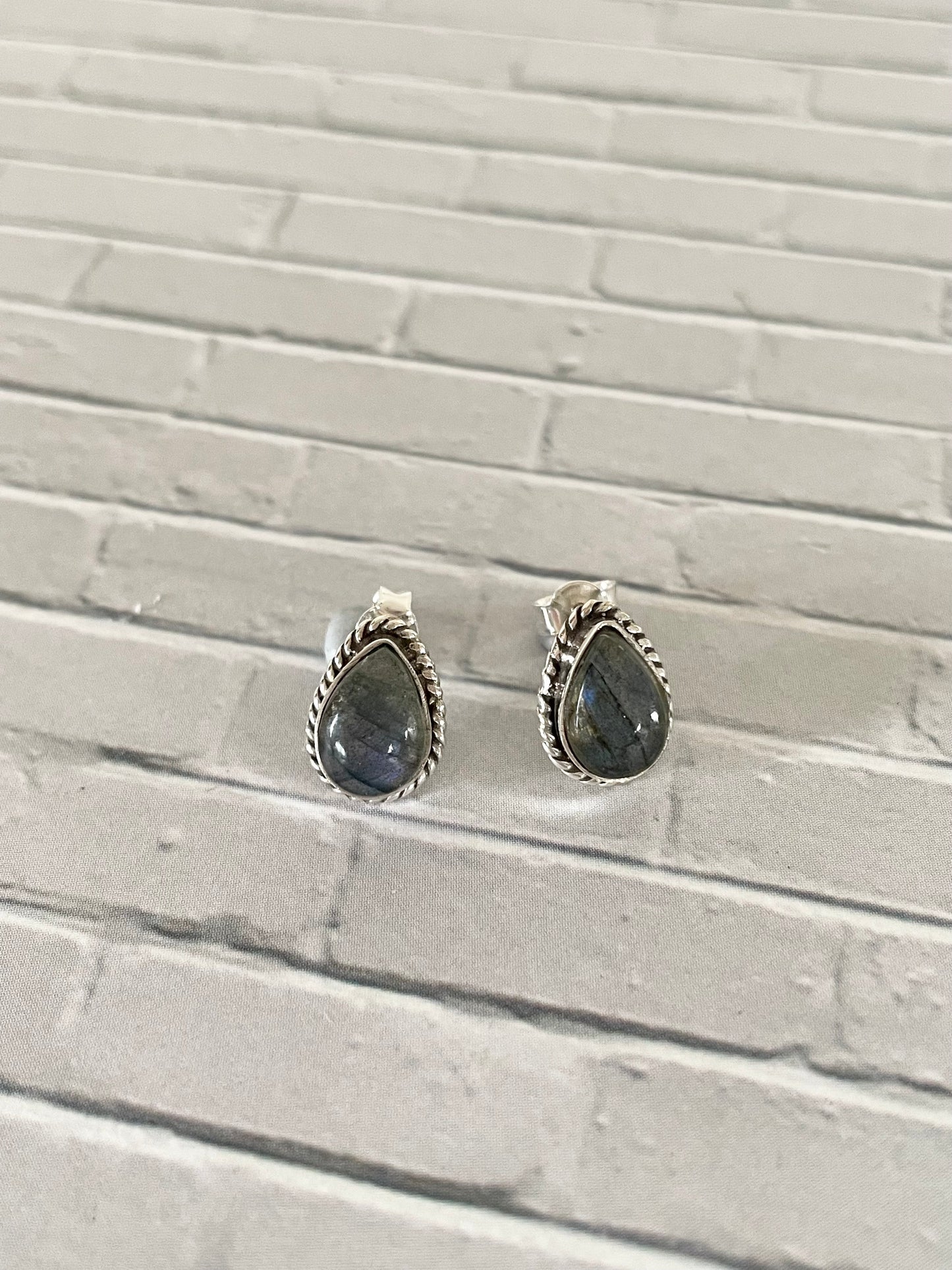 Labradorite Studs