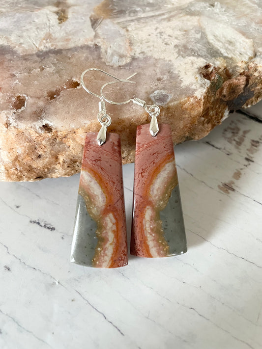 Polychrome Jasper Dangles