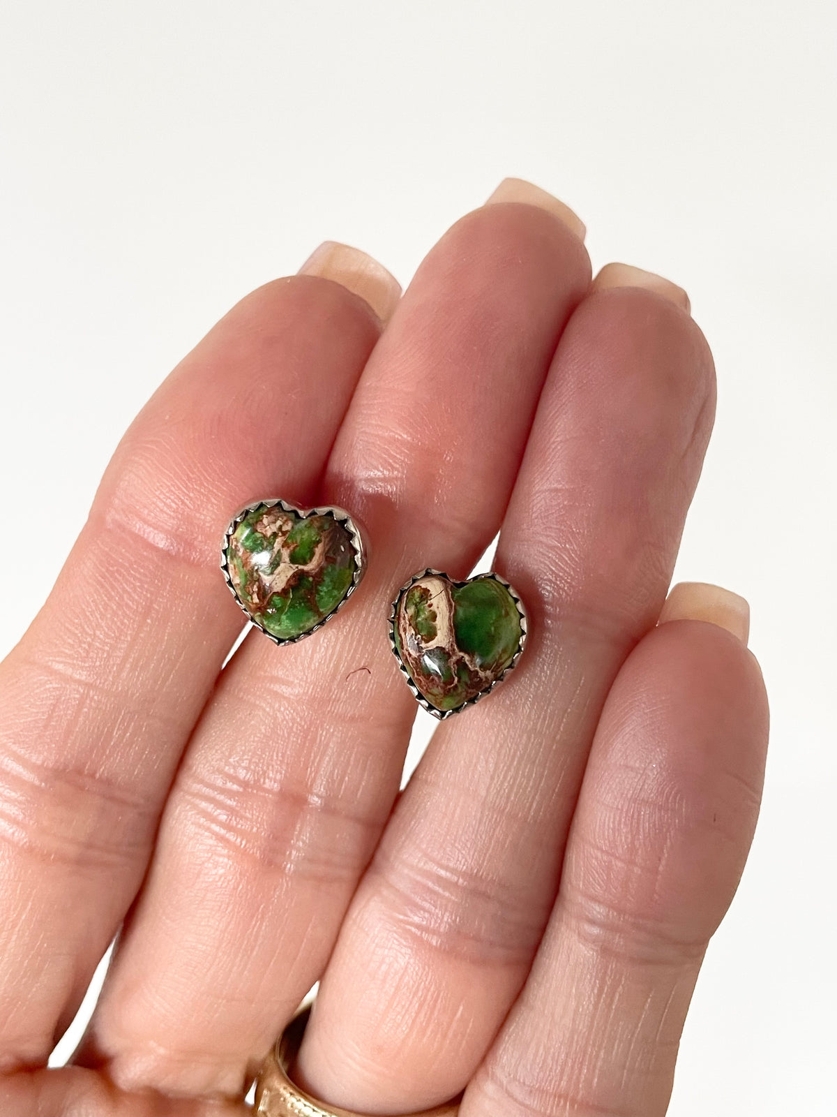Copper Turquoise Studs