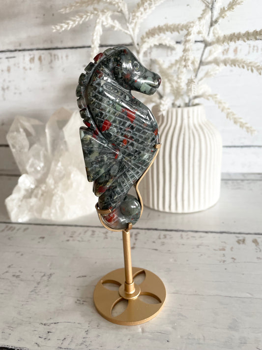 Seahorse ~ African Bloodstone