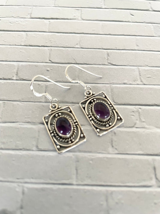 Amethyst Dangles