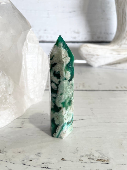 Green Flower Agate Generator