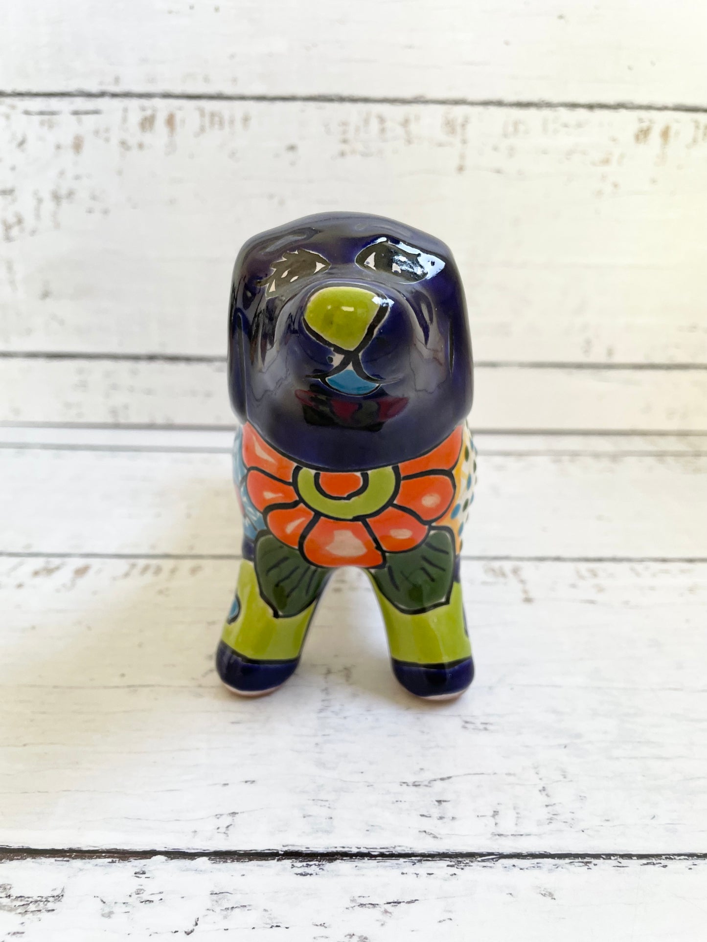 Talavera Dachshund Planter