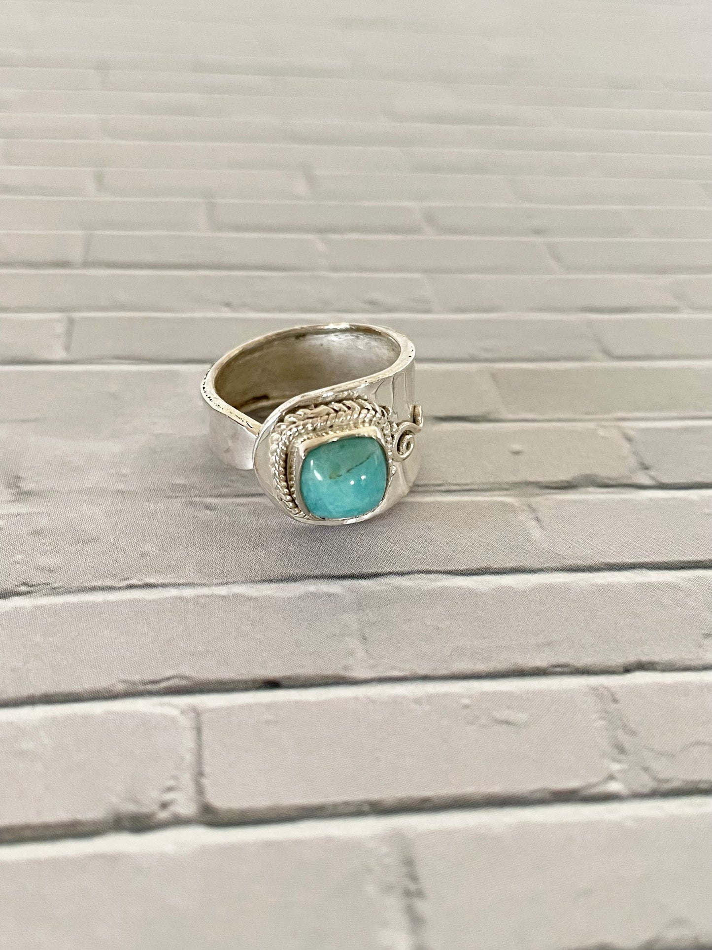 Amazonite Ring - adjustable 6-10