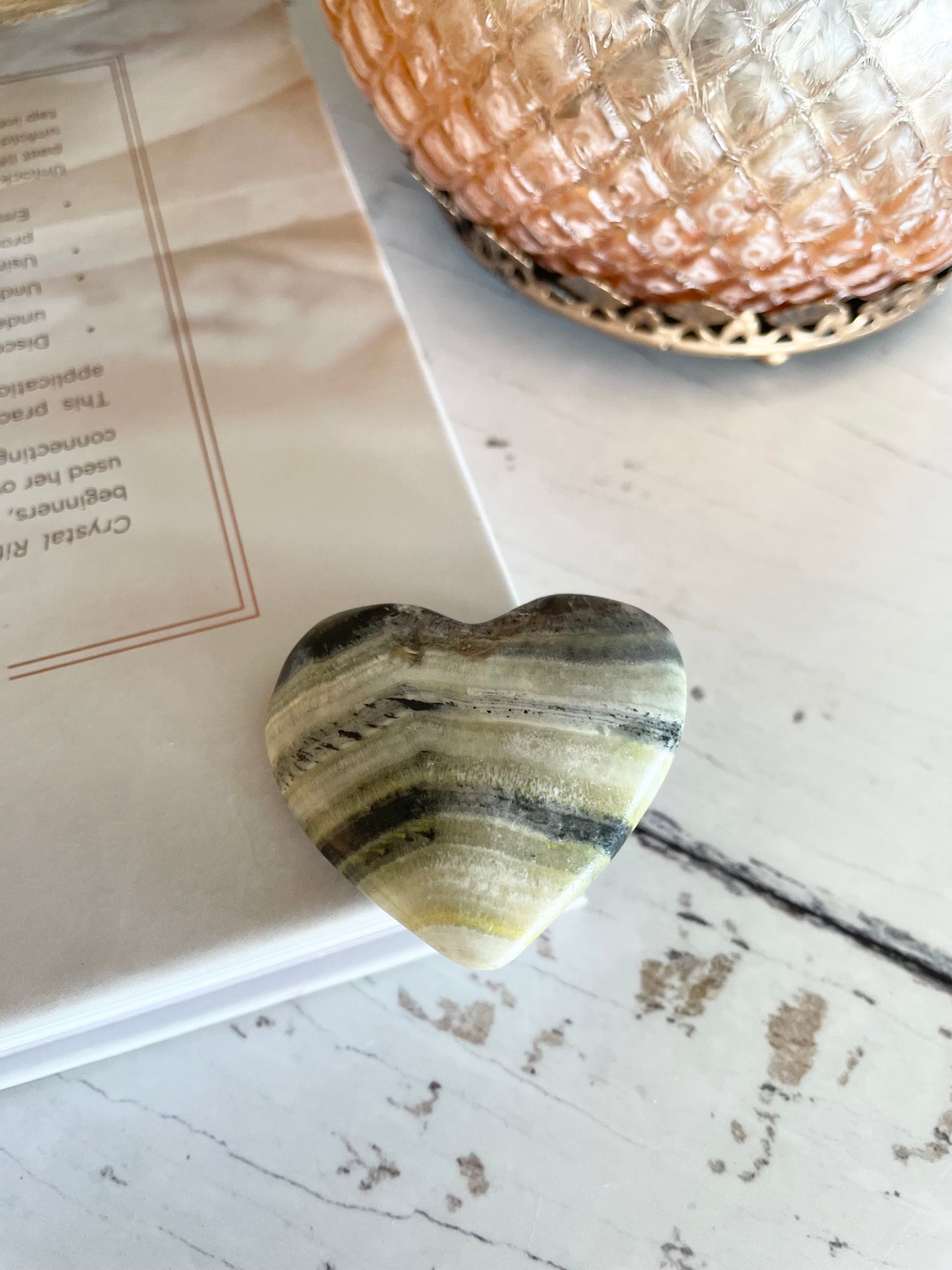 Bumble Bee Jasper Heart