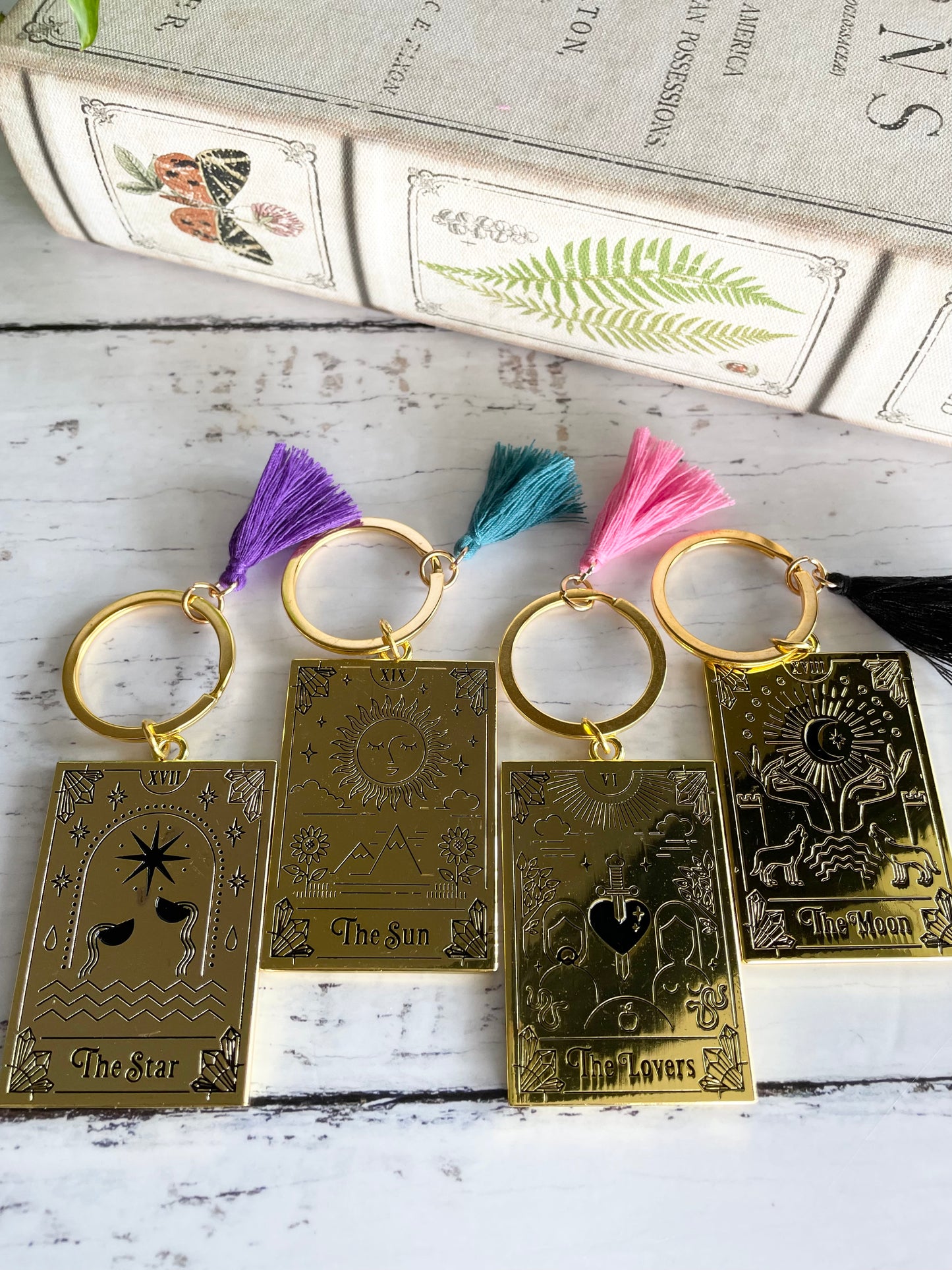 Tarot Keyring ~ The lovers