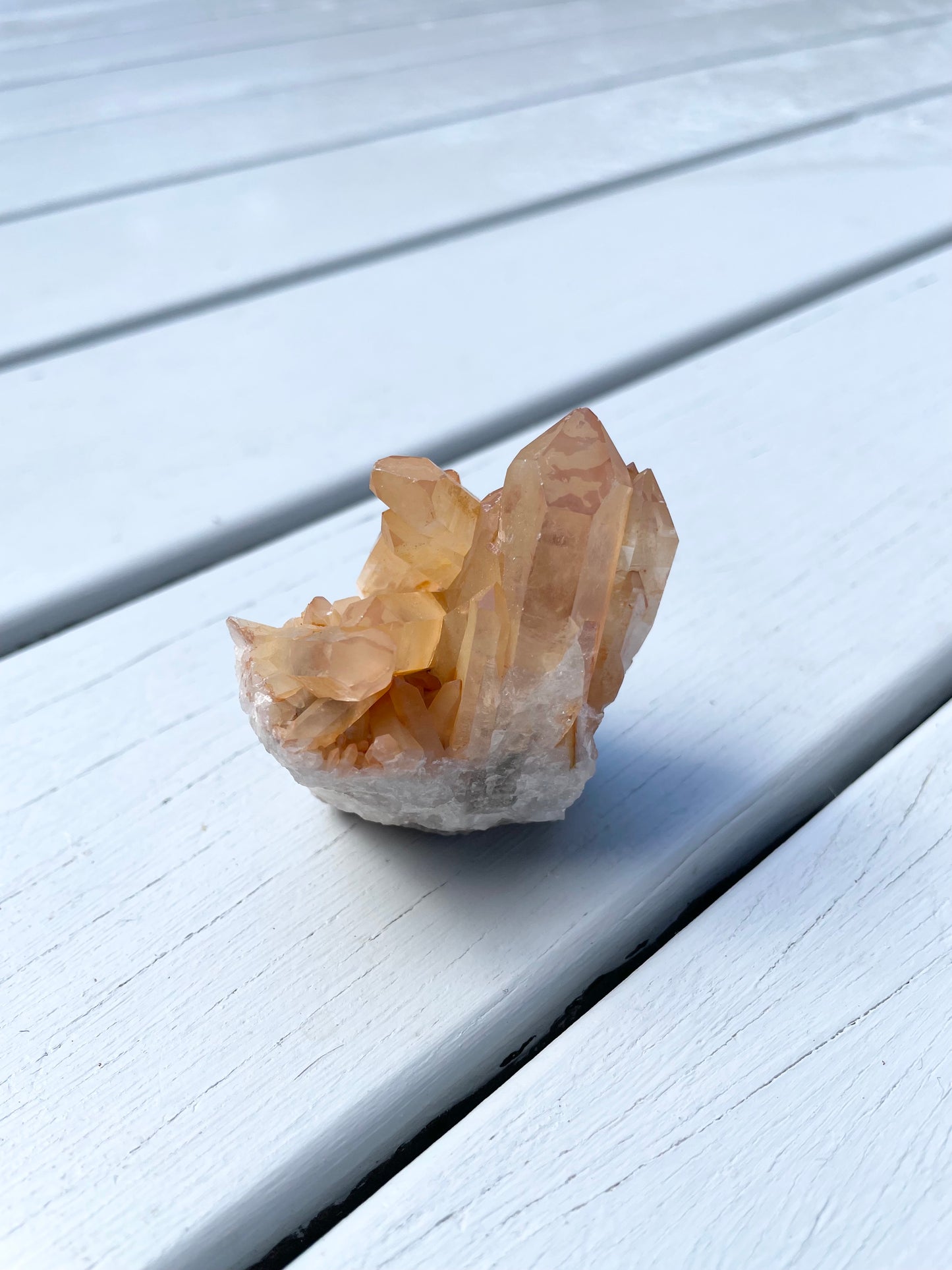 Tangerine Quartz Cluster